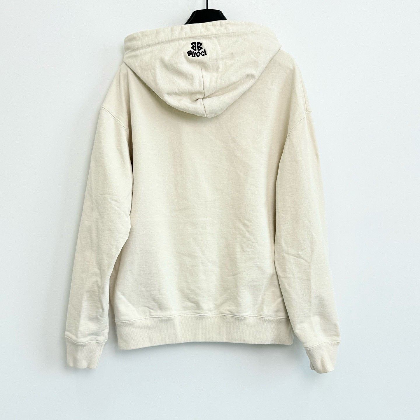 Gucci Gucci x Balenciaga Beige Dripped Tear Logo Side Zip Hoodie Size US XS / EU 42 / 0 - 3 Thumbnail