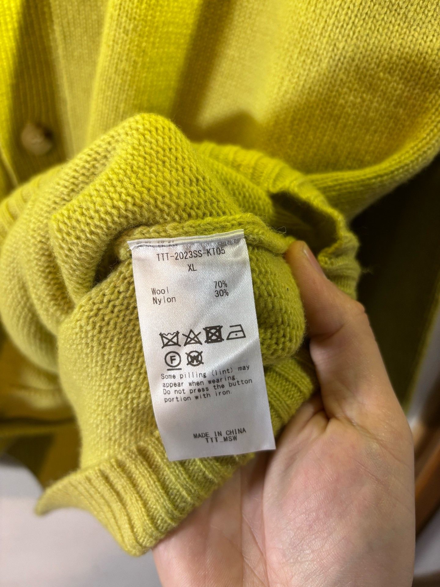 Other TTT MSW Oversized Wool Cardigan Size US XL / EU 56 / 4 - 8 Thumbnail
