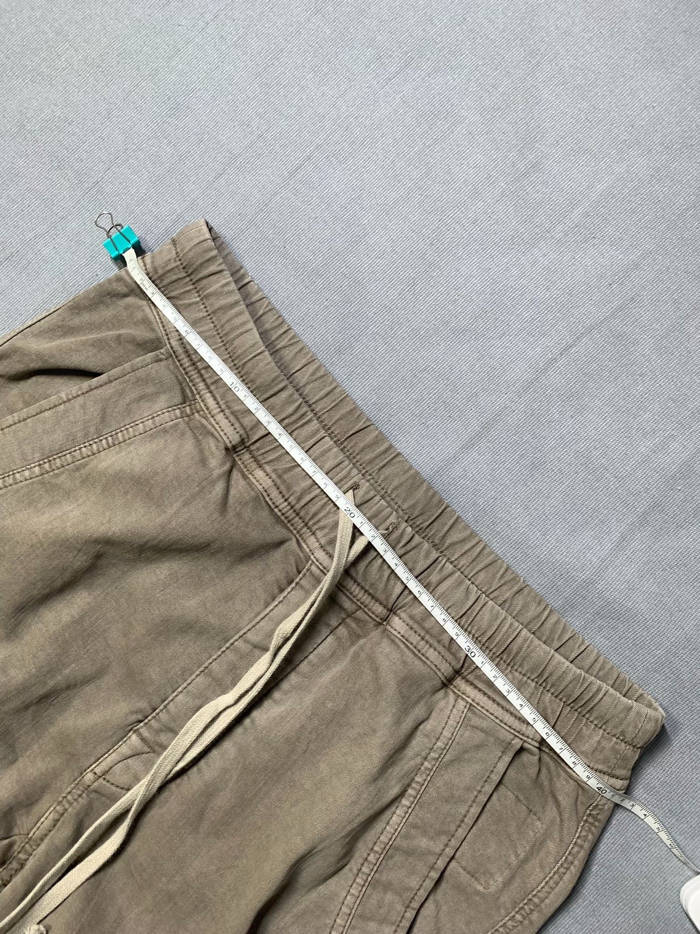 Rick Owens Drkshdw Rick Owens DRKSHDW Washed Distressed Cargo Pants Size US 31 - 5 Thumbnail