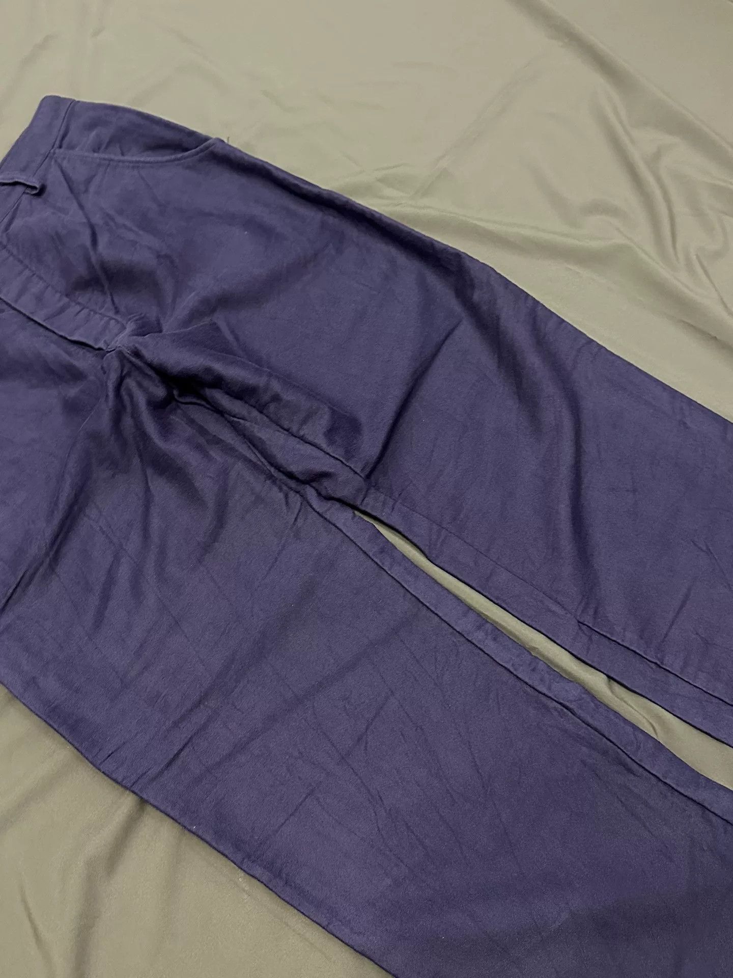 Vintage Vintage French Workwear Moleskin Wide-Leg Pants Size US 31 - 3 Thumbnail