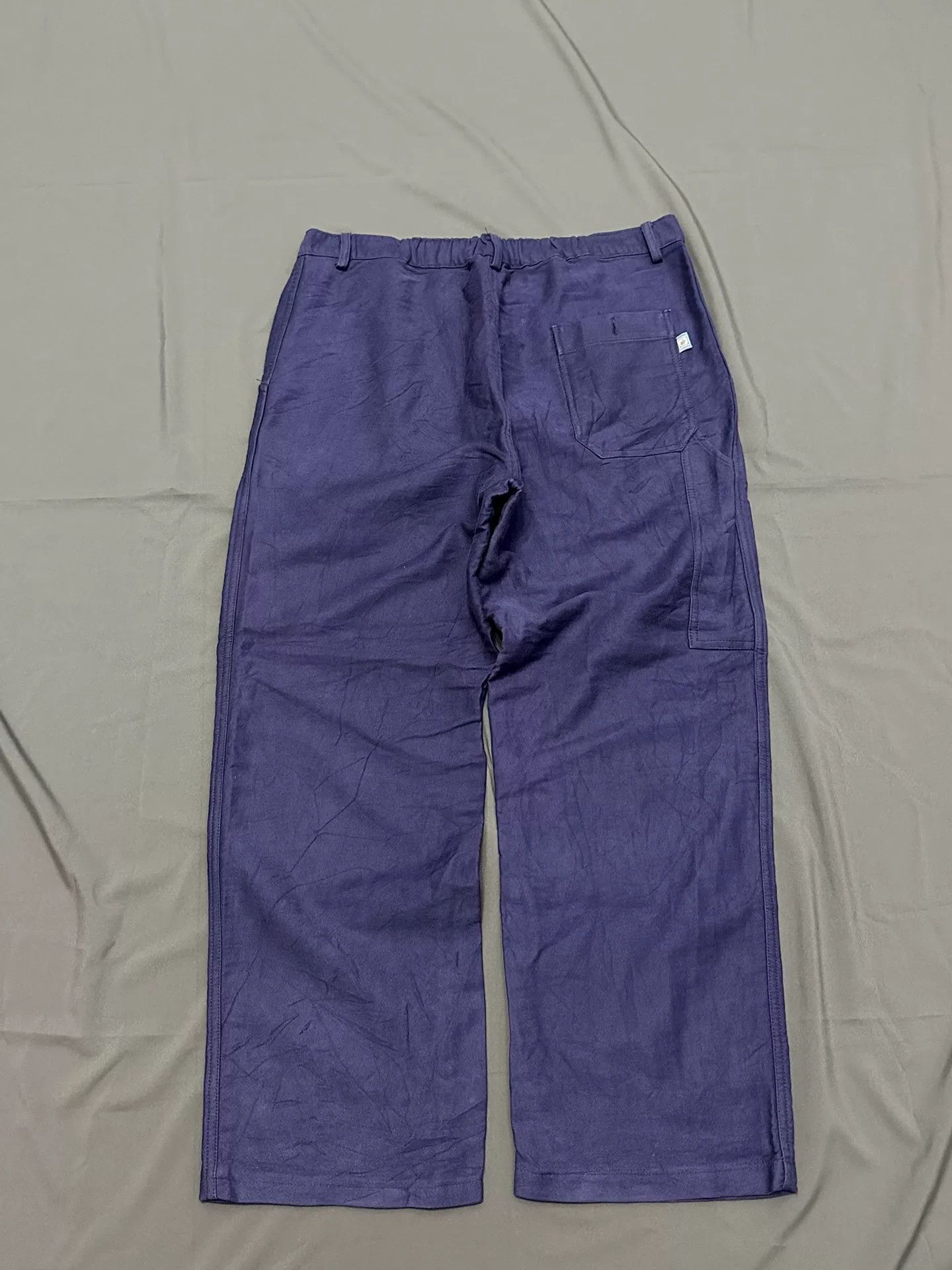 Vintage Vintage French Workwear Moleskin Wide-Leg Pants Size US 31 - 5 Thumbnail