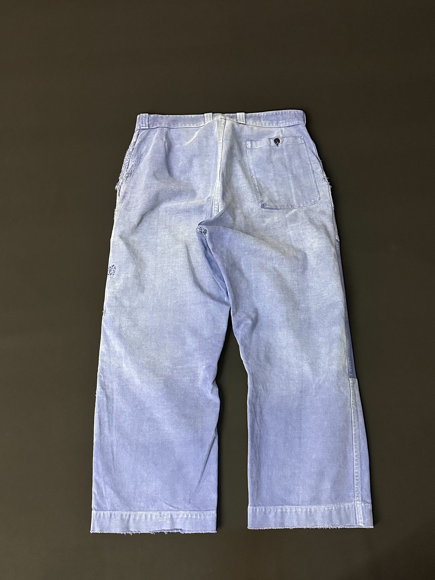 Vintage Vintage Boro French Workwear Canvas Pants Size US 31 - 6 Thumbnail