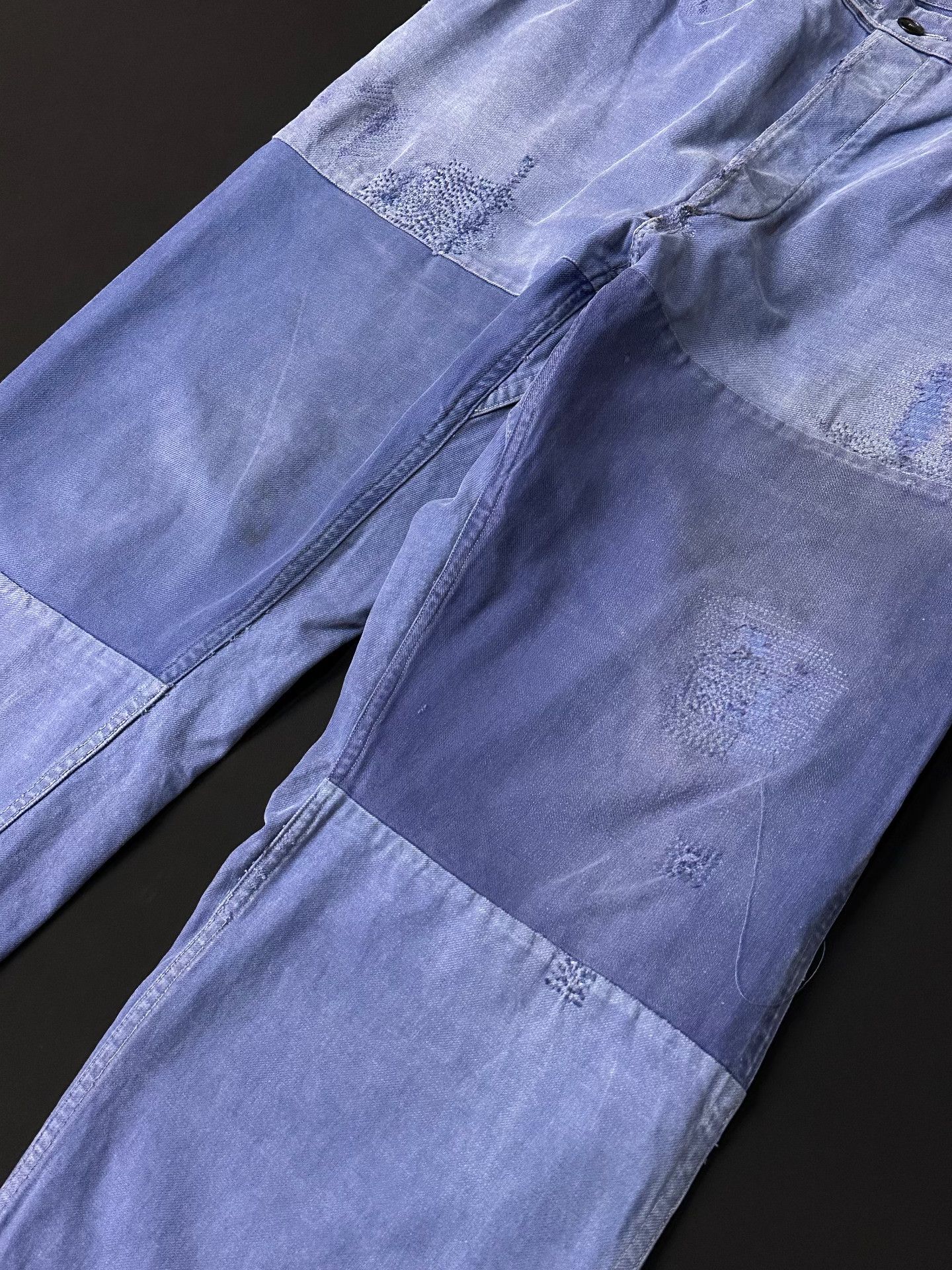 Vintage Vintage Boro French Workwear Canvas Pants Size US 31 - 3 Thumbnail