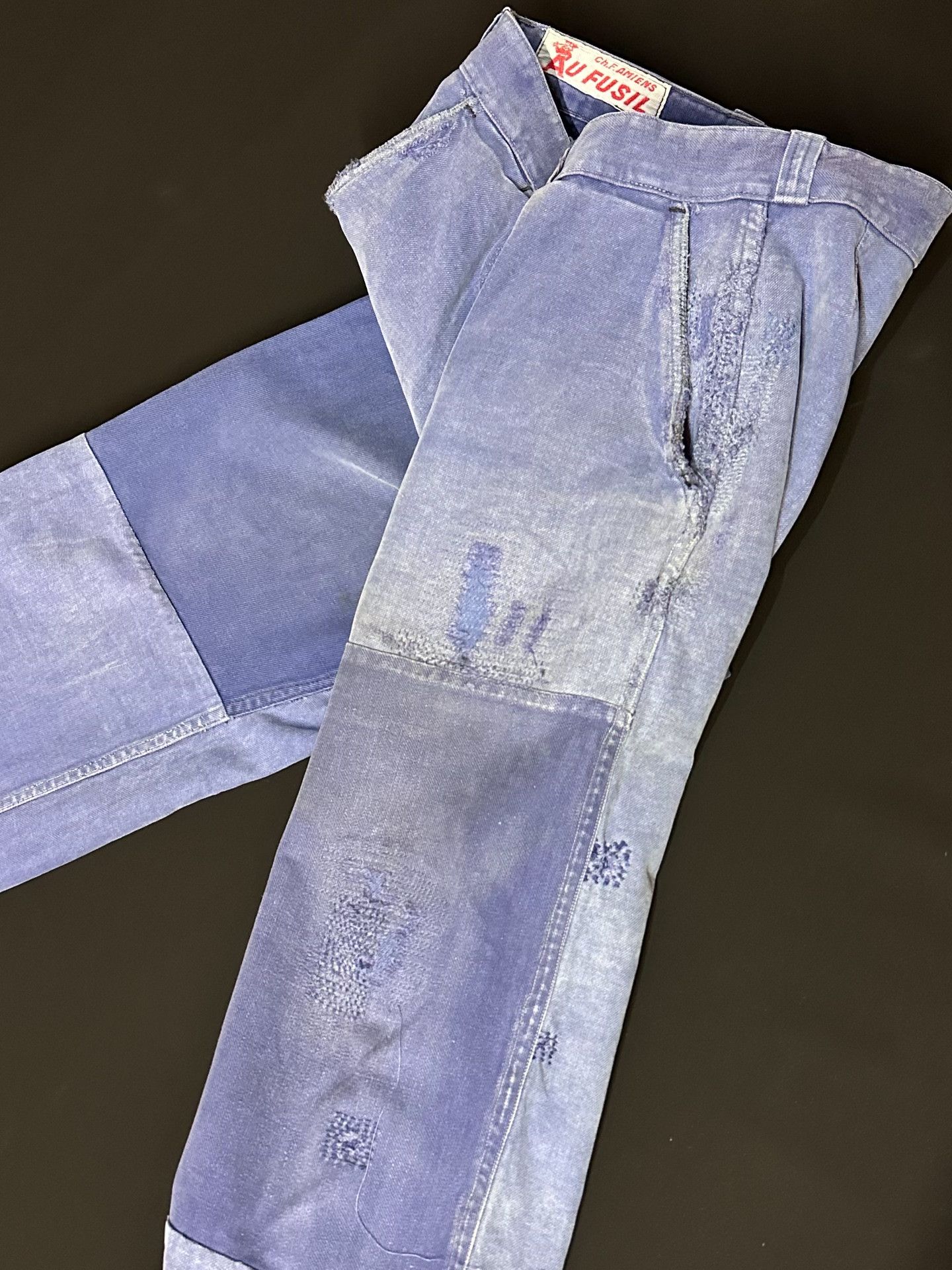 Vintage Vintage Boro French Workwear Canvas Pants Size US 31 - 8 Thumbnail