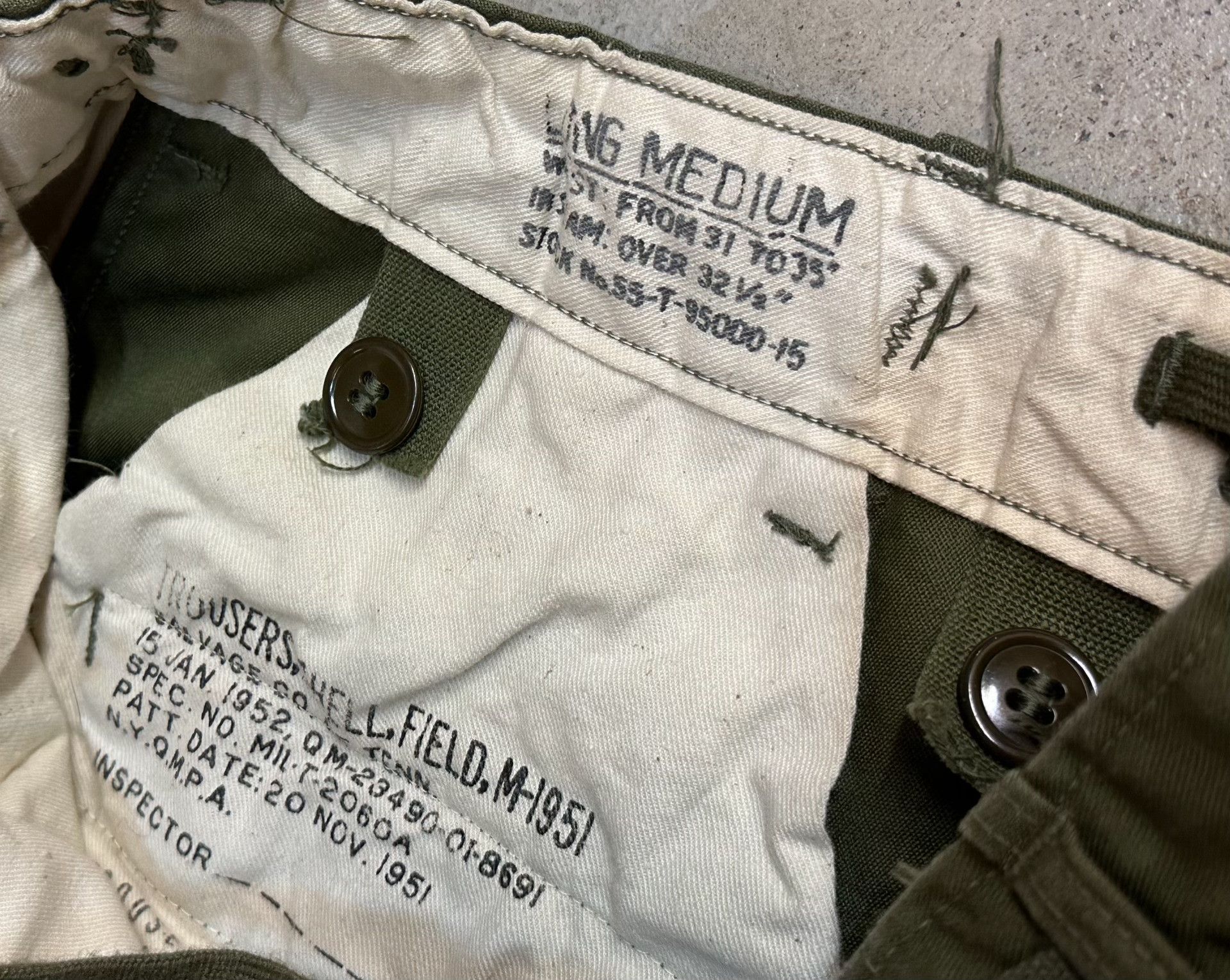 Vintage Vintage 50s US M51 Baggy Cargo Pants Size US 31 - 5 Thumbnail