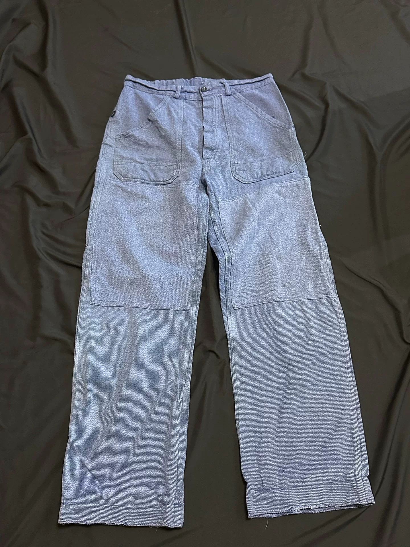 Vintage Vintage 60-70s French Workwear Twill Pants Size US 31 - 6 Thumbnail