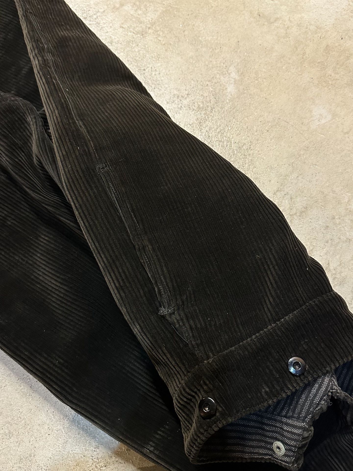 Vintage Vintage 30s-40s French Moleskin Work Pants Size US 31 - 8 Thumbnail