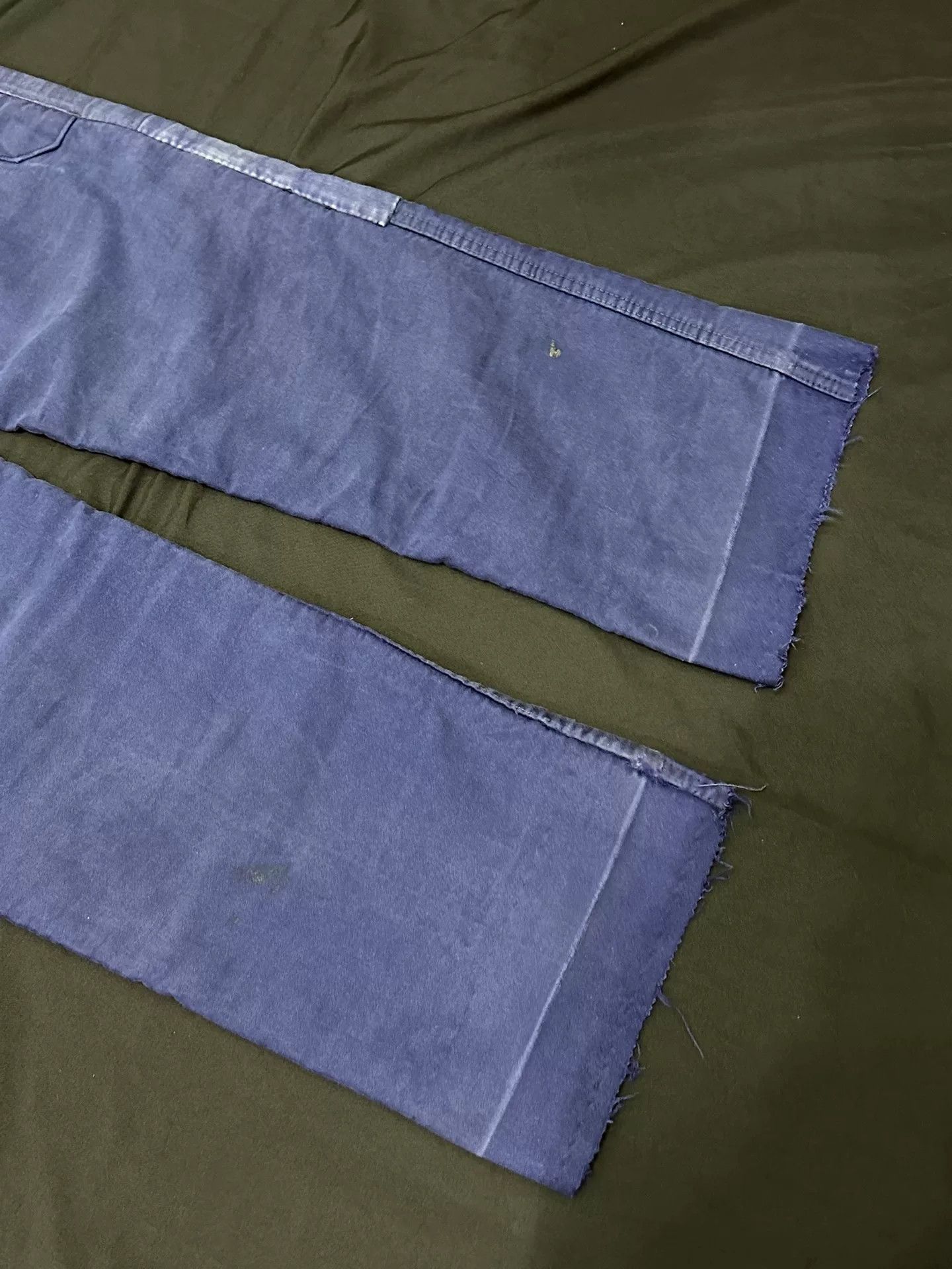 Vintage Vintage 50s French Workwear Mole Skin Pants Size US 31 - 7 Thumbnail