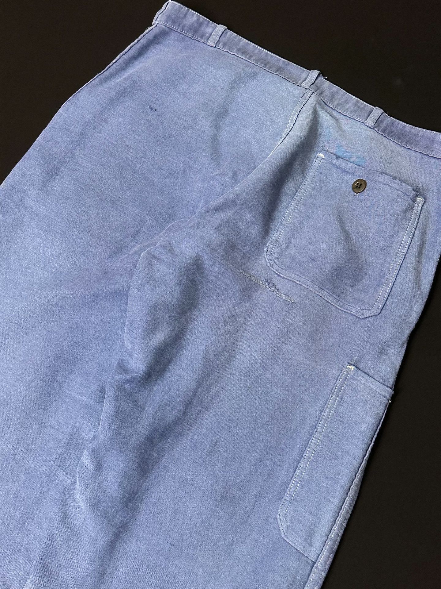 Vintage Vintage 50s French Workwear Moleskin Boro Pants Size US 31 - 9 Thumbnail