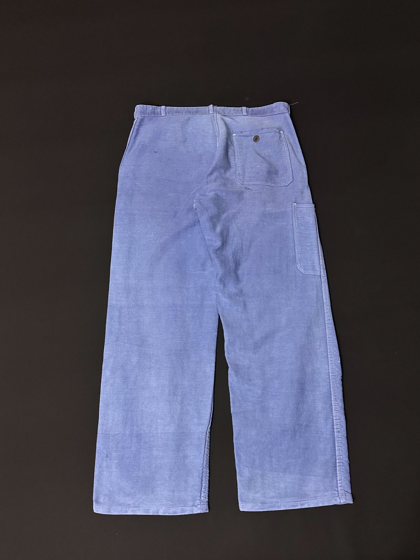 Vintage Vintage 50s French Workwear Moleskin Boro Pants Size US 31 - 7 Thumbnail