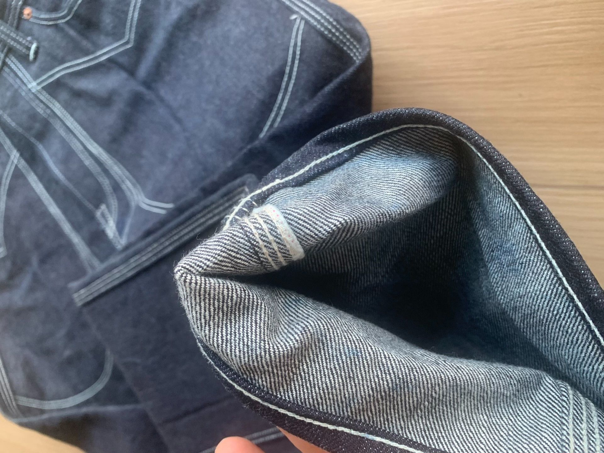 Other Viapiana Slim Straight Selvedge Cargo Pants Size US 35 - 6 Thumbnail
