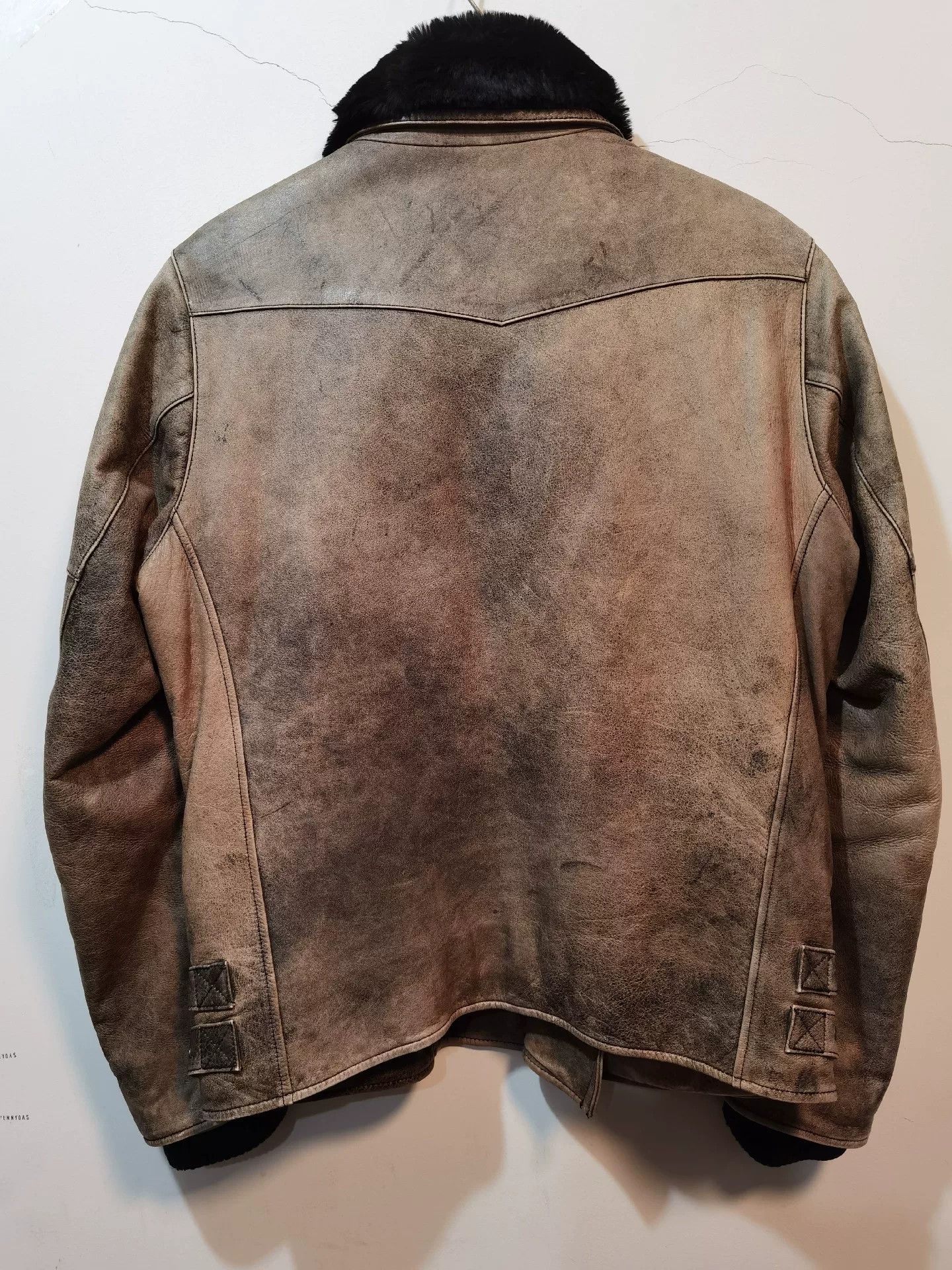 Other RICO Vintage Leather Motorcycle Jacket Size US L / EU 52-54 / 3 - 2 Thumbnail