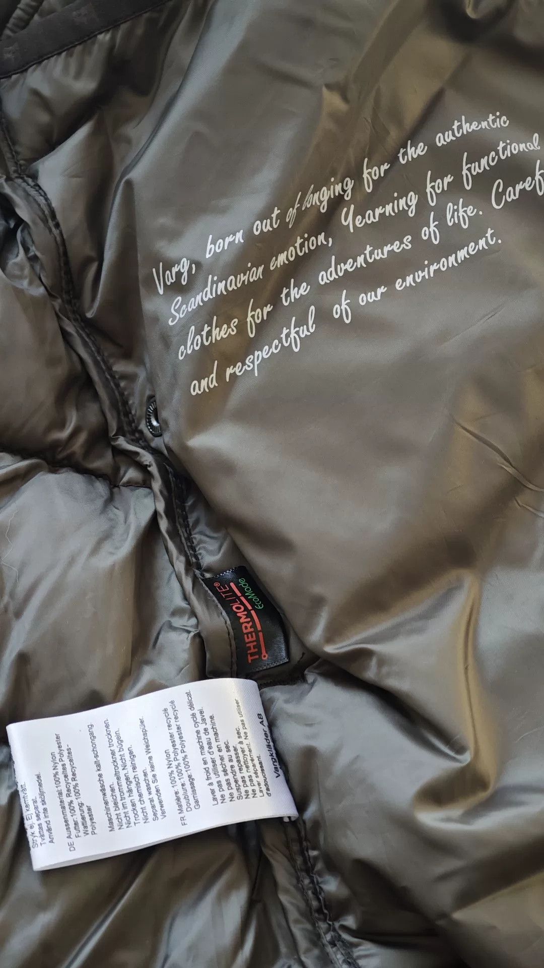 Other VARG Long Cotton Puffer Jacket Size US M / EU 48-50 / 2 - 4 Thumbnail