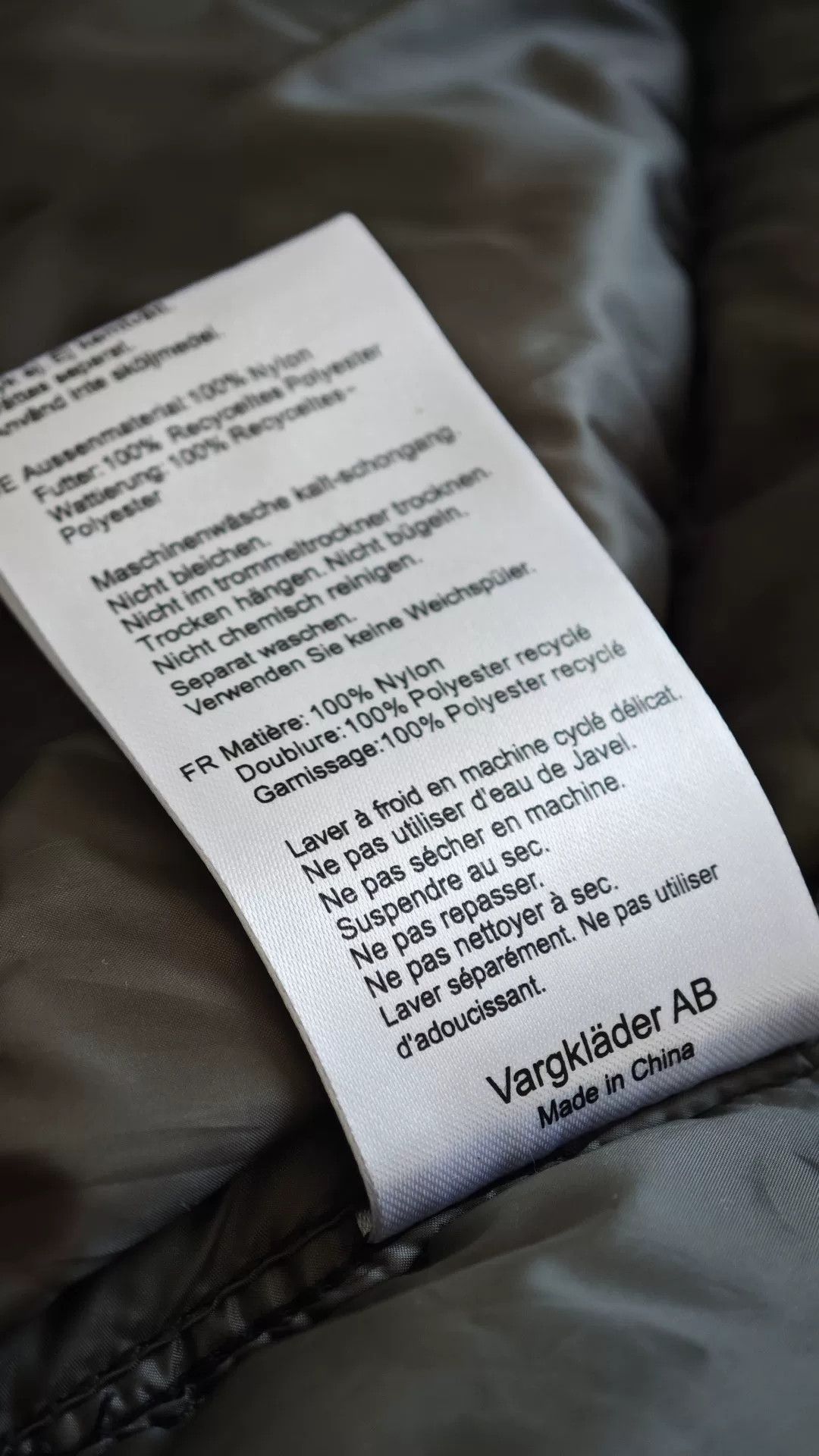 Other VARG Long Cotton Puffer Jacket Size US M / EU 48-50 / 2 - 8 Thumbnail