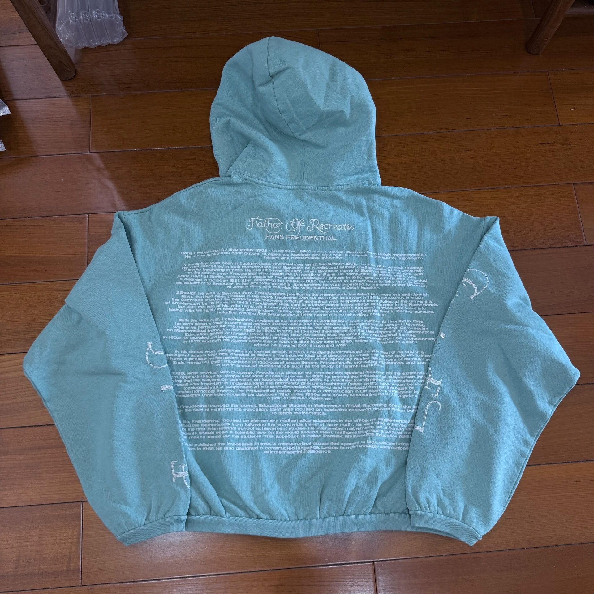 Other Mint Green Boxy Hoodie Sweater Size US L / EU 52-54 / 3 - 2 Thumbnail
