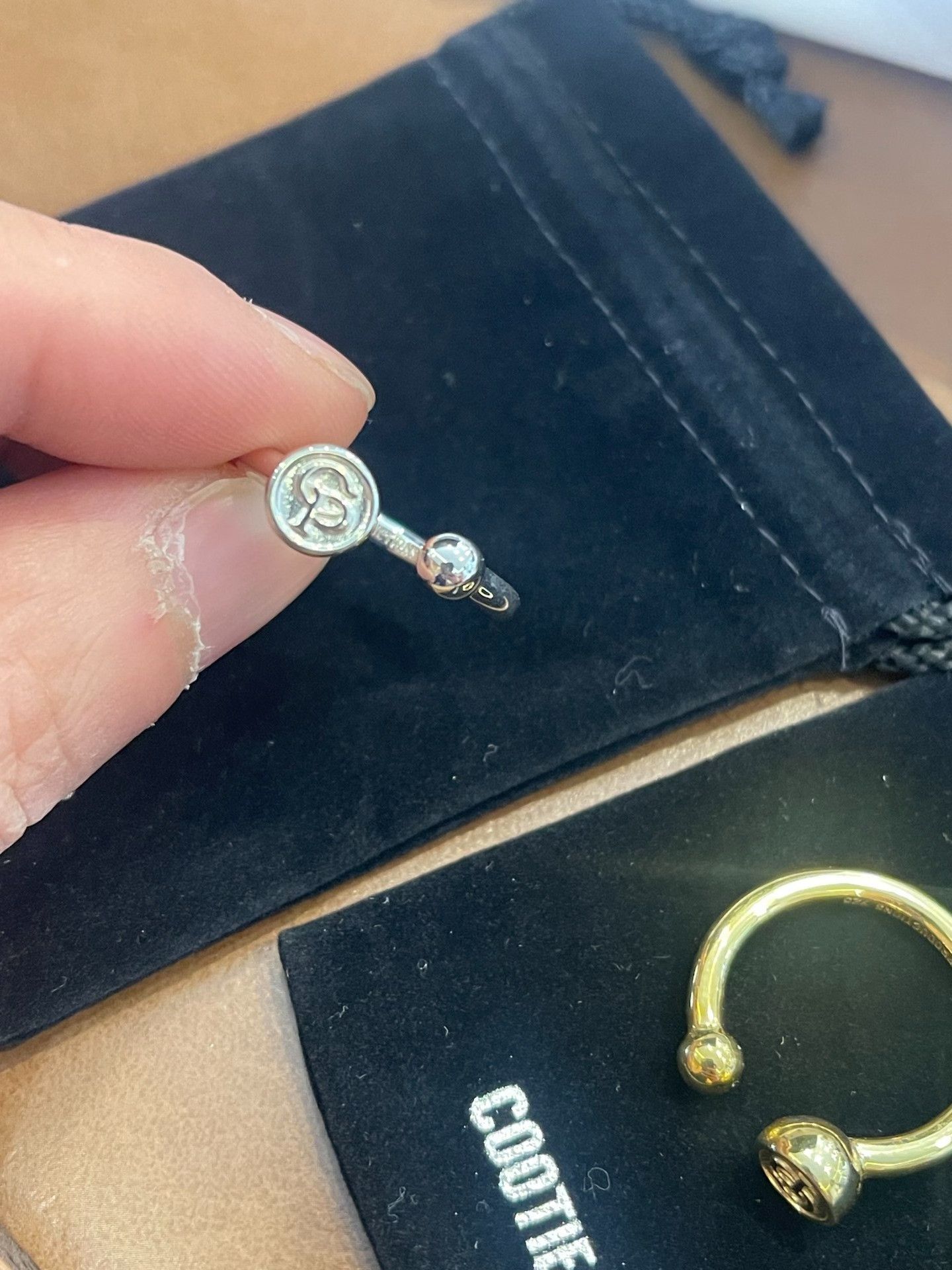 Other Cootie Symbol Gap Ring Size ONE SIZE - 7 Thumbnail
