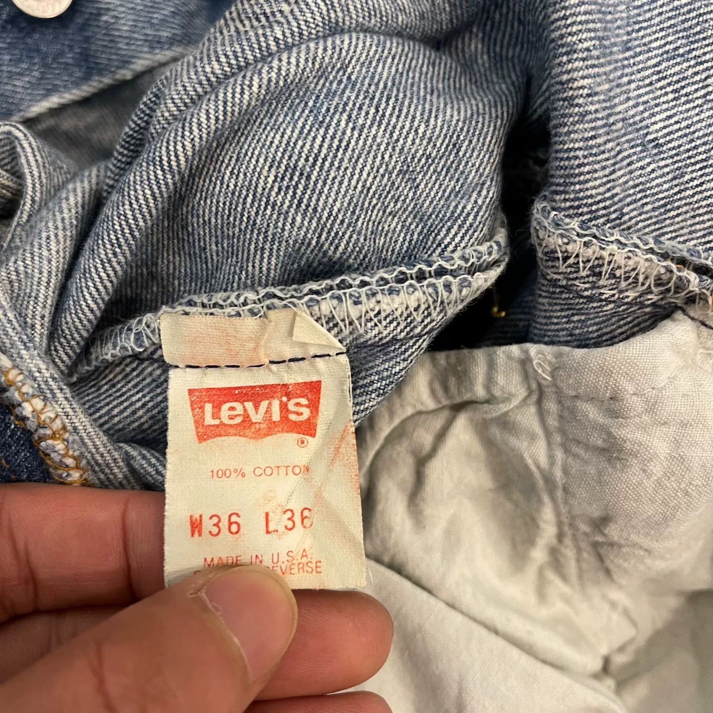 Other Vintage Levi's 501 USA 90s Size US 34 / EU 50 - 8 Thumbnail