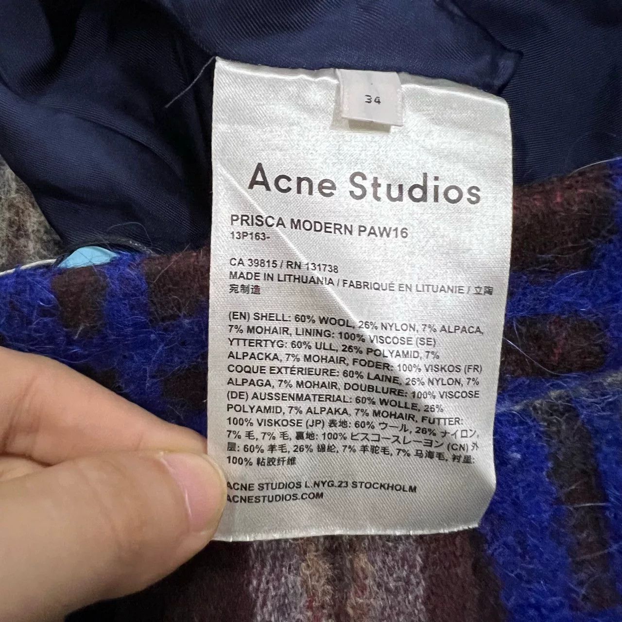Acne Studios Acne Studios Plaid Wool Skirt Size 34" / US 12 / IT 48 - 4 Thumbnail