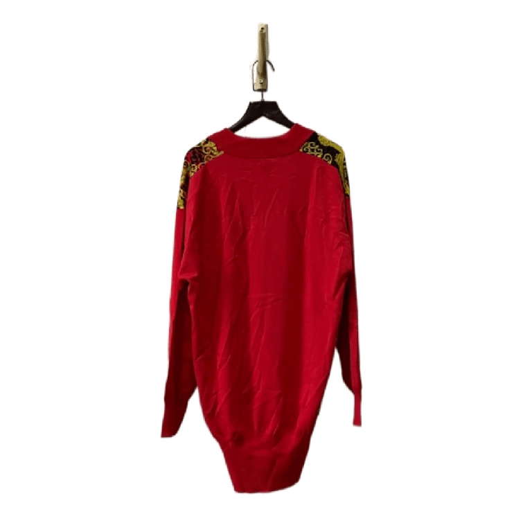 Versace VERSACE Floral Knit Sweater Size XS / US 0-2 / IT 36-38 - 6 Thumbnail