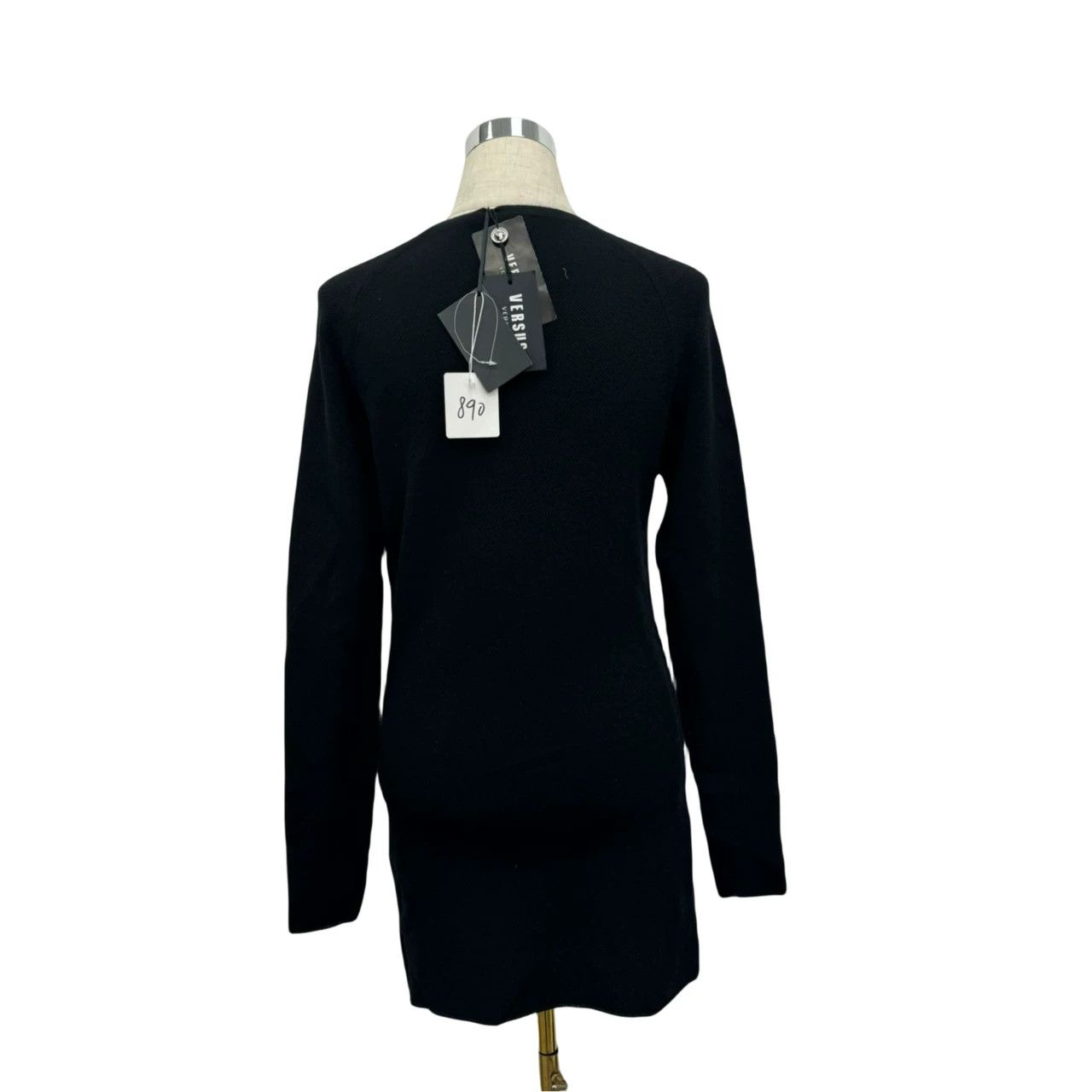 Versace Versace Black Logo Knit Sweater Size XS / US 0-2 / IT 36-38 - 8 Thumbnail