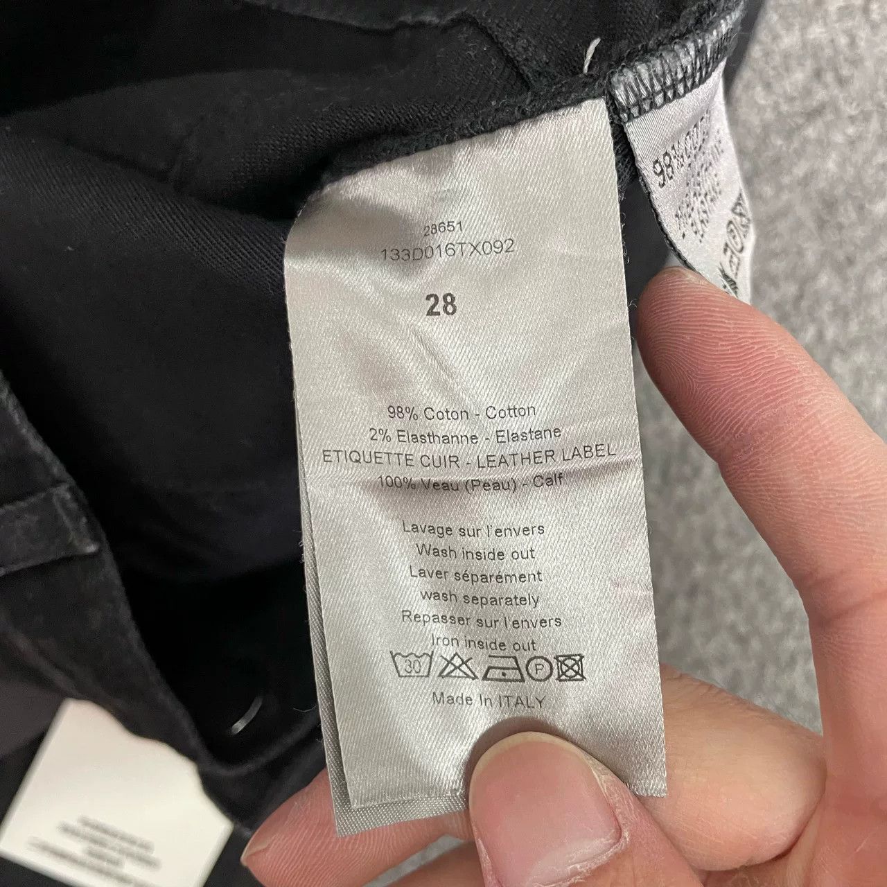 Dior Dior Black Jeans Size 28 Size 28" / US 6 / IT 42 - 5 Thumbnail