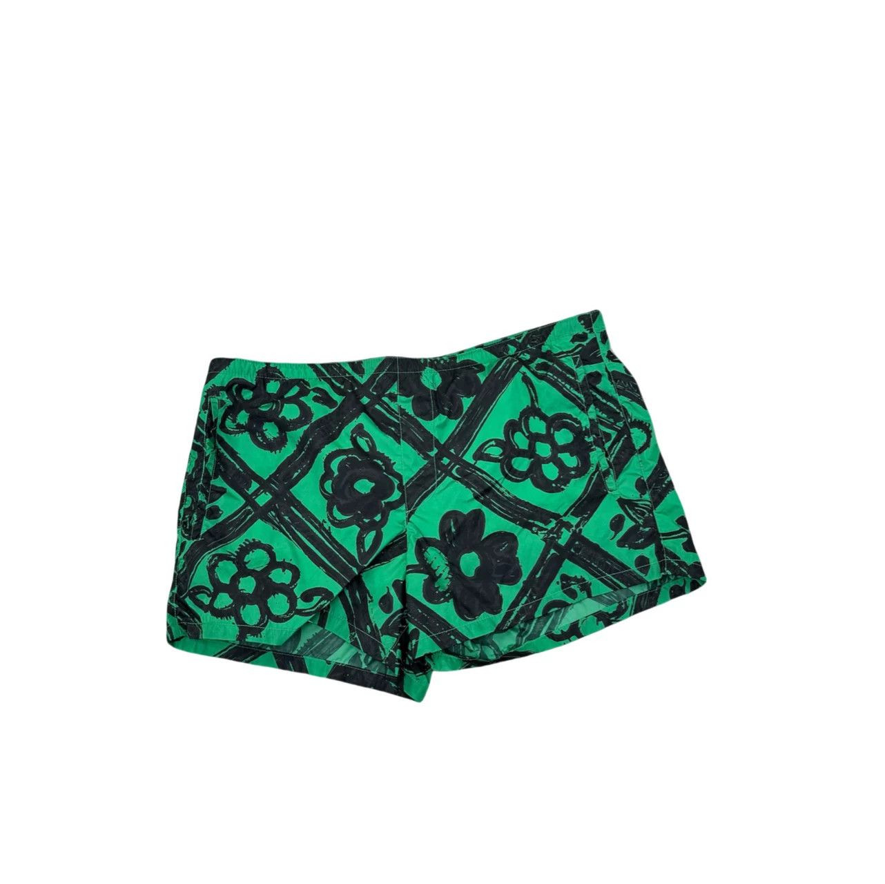 Prada PRADA Floral Colorblock Shorts Size 42" / US 20 - 6 Thumbnail