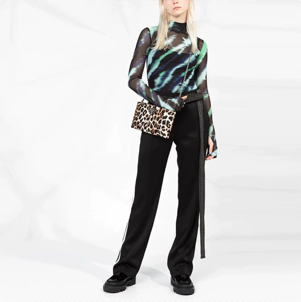 Moncler Moncler Black White Striped Pants Size 40" / US 18 - 4 Thumbnail