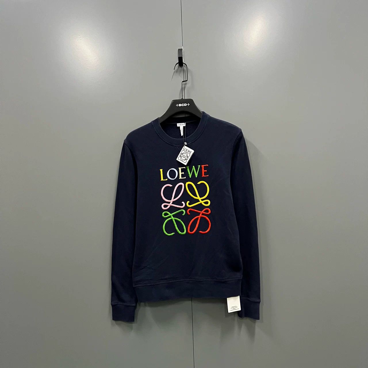 Loewe LOEWE 23FW Color Thread Embroidered Crewneck Sweatshirt Size XS / US 0-2 / IT 36-38 - 5 Thumbnail