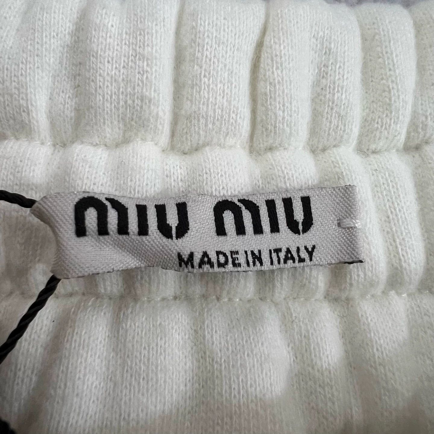 Miu Miu Miu Miu Embroidered Drawstring Shorts Size 36" / US 14 / IT 50 - 3 Thumbnail