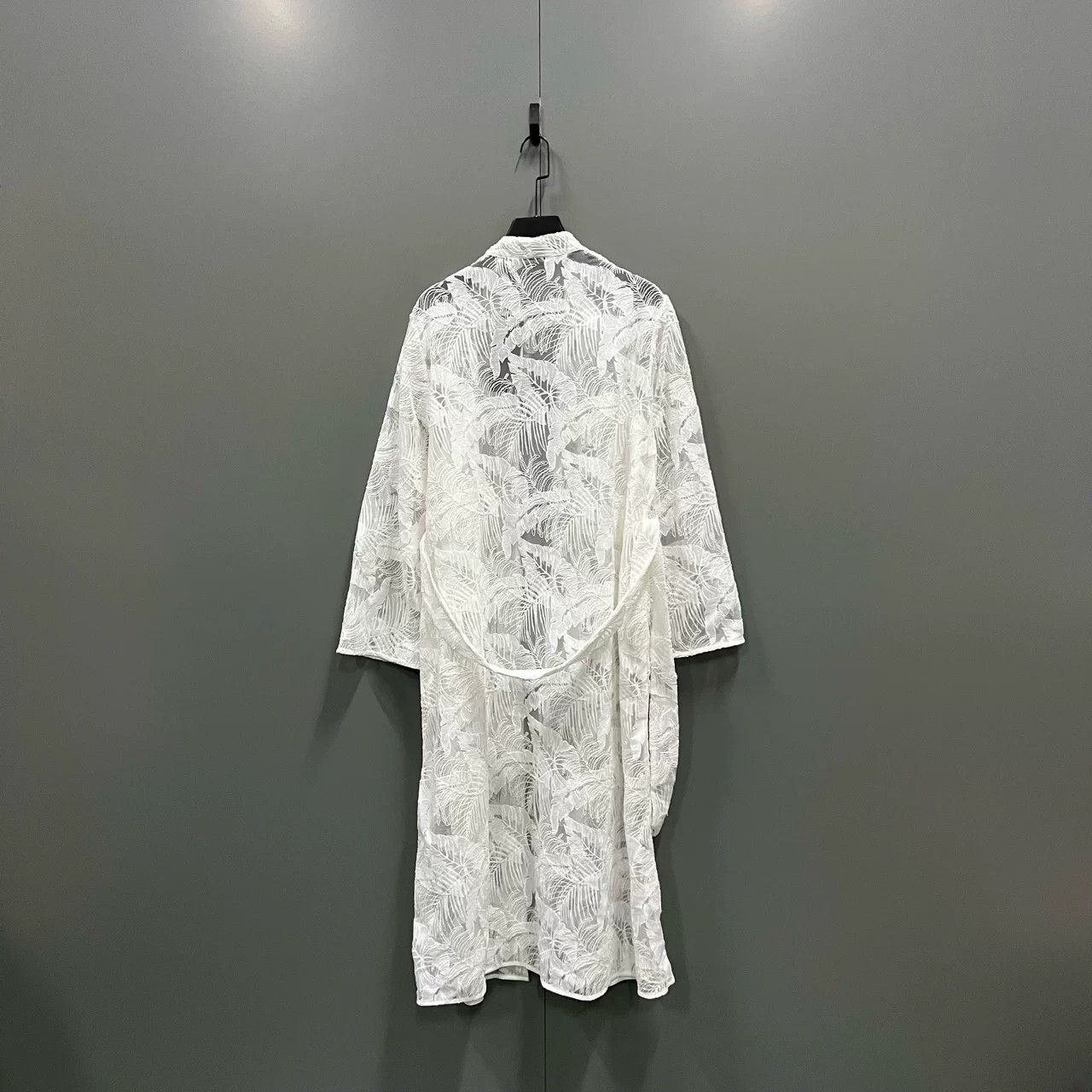 Self-Portrait Self-Portrait White Lace Bathrobe Size ONE SIZE - 3 Thumbnail