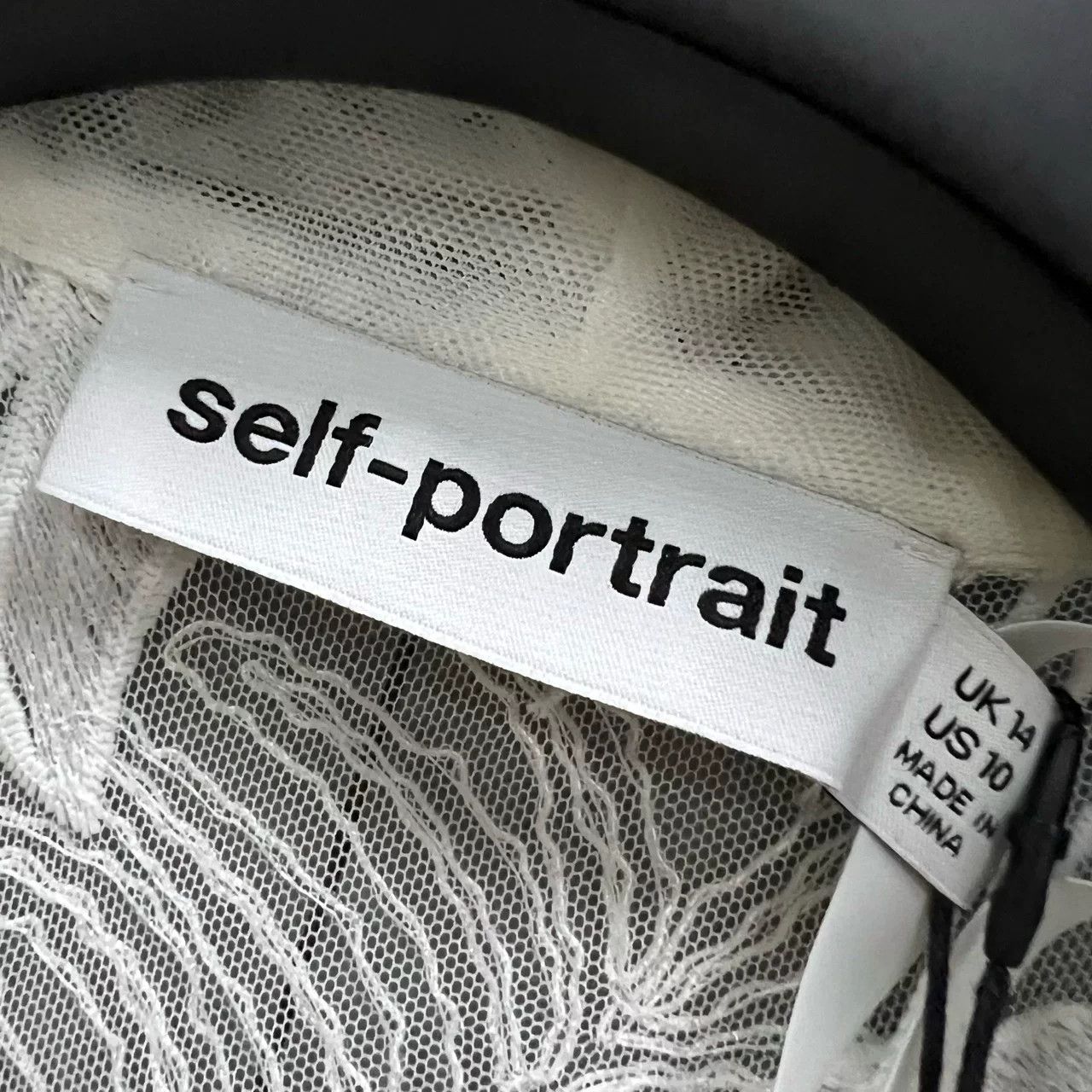 Self-Portrait Self-Portrait White Lace Bathrobe Size ONE SIZE - 2 Thumbnail