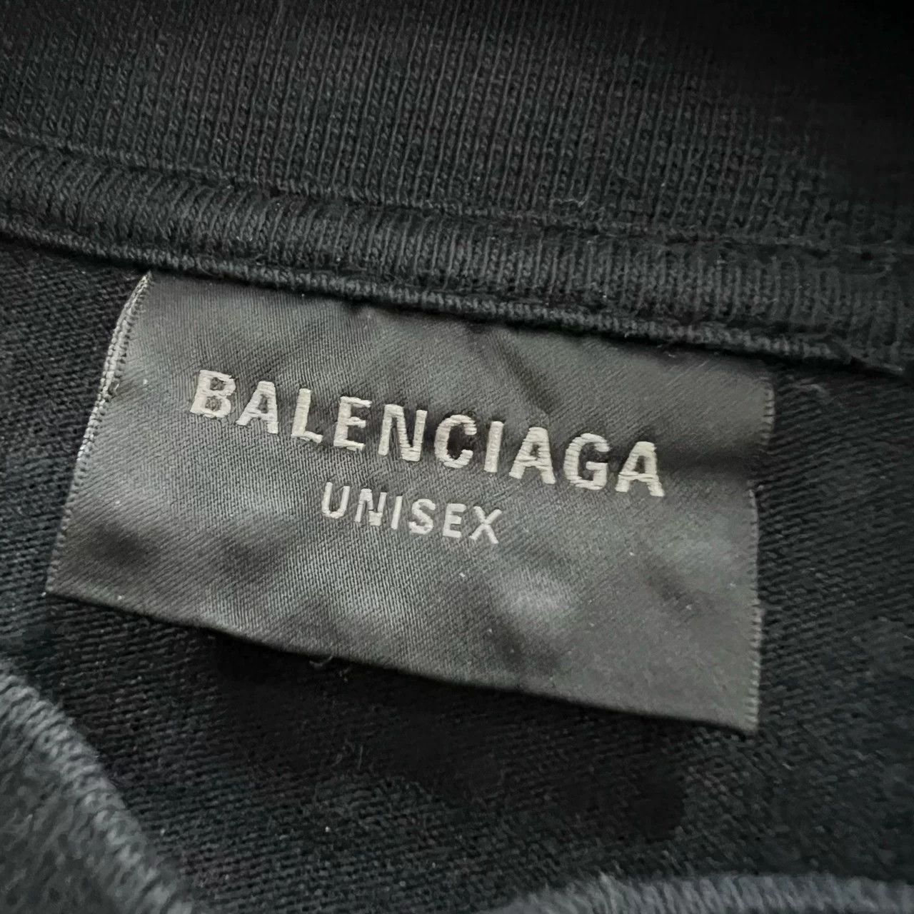 Balenciaga Balenciaga Black Rhinestone Crew Neck Tee Size S / US 4 / IT 40 - 3 Thumbnail