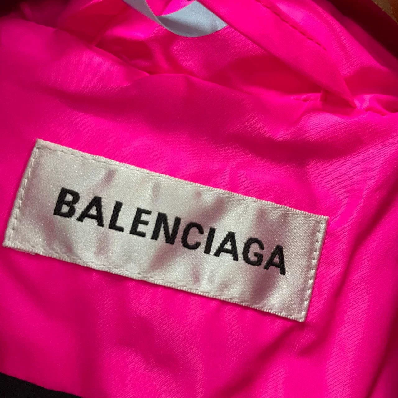 Balenciaga Balenciaga Pink Lock Buckle Print Down Jacket Size XS / US 0-2 / IT 36-38 - 5 Thumbnail