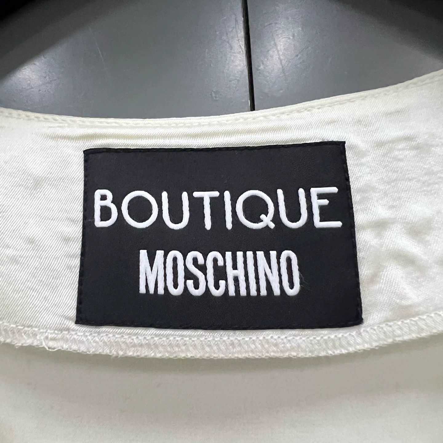 Moschino MOSCHINO Black White Spliced Short Sleeve Dress Size S / US 4 / IT 40 - 2 Thumbnail