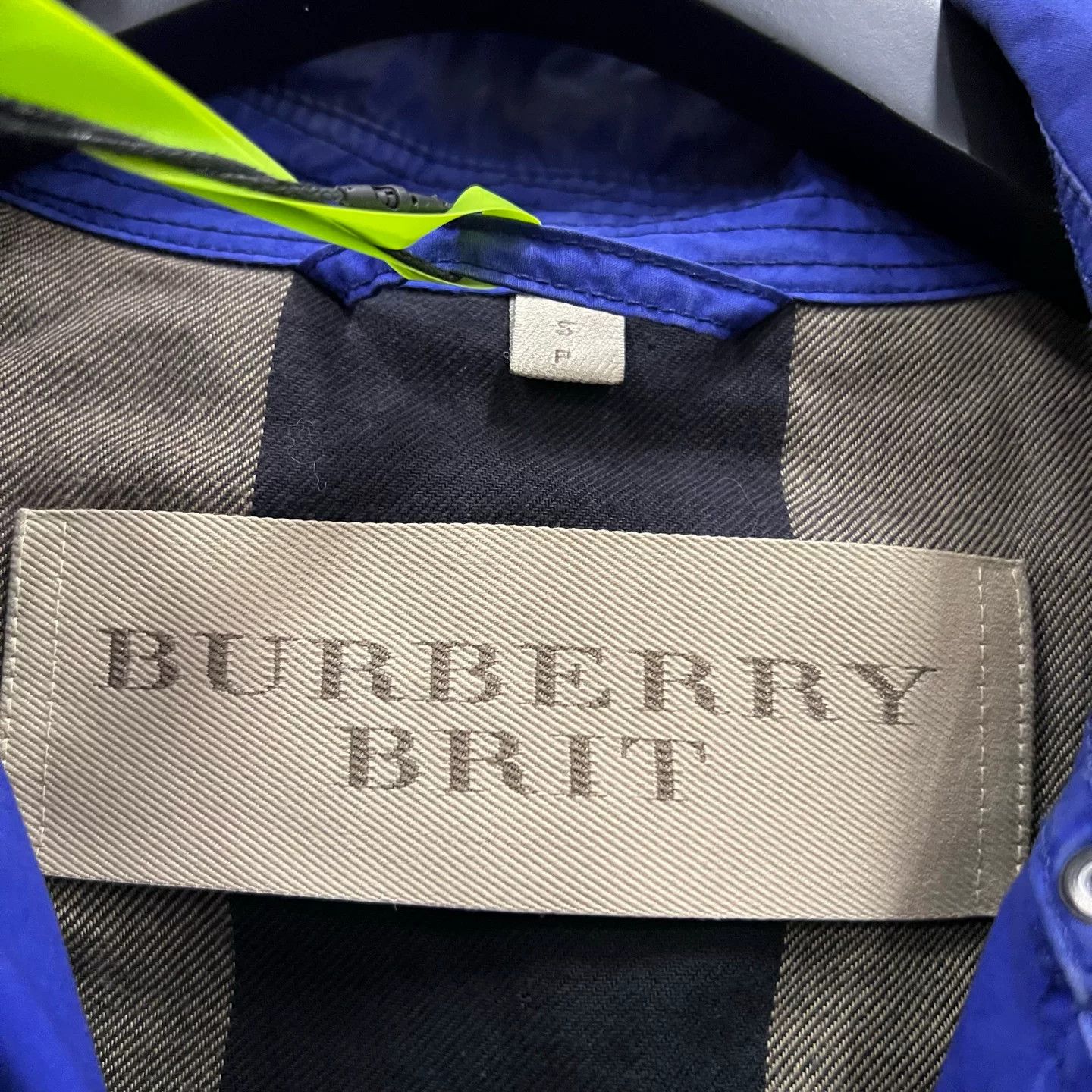 Burberry Burberry Blue Double-Breasted Trench Coat Size S / US 4 / IT 40 - 4 Thumbnail