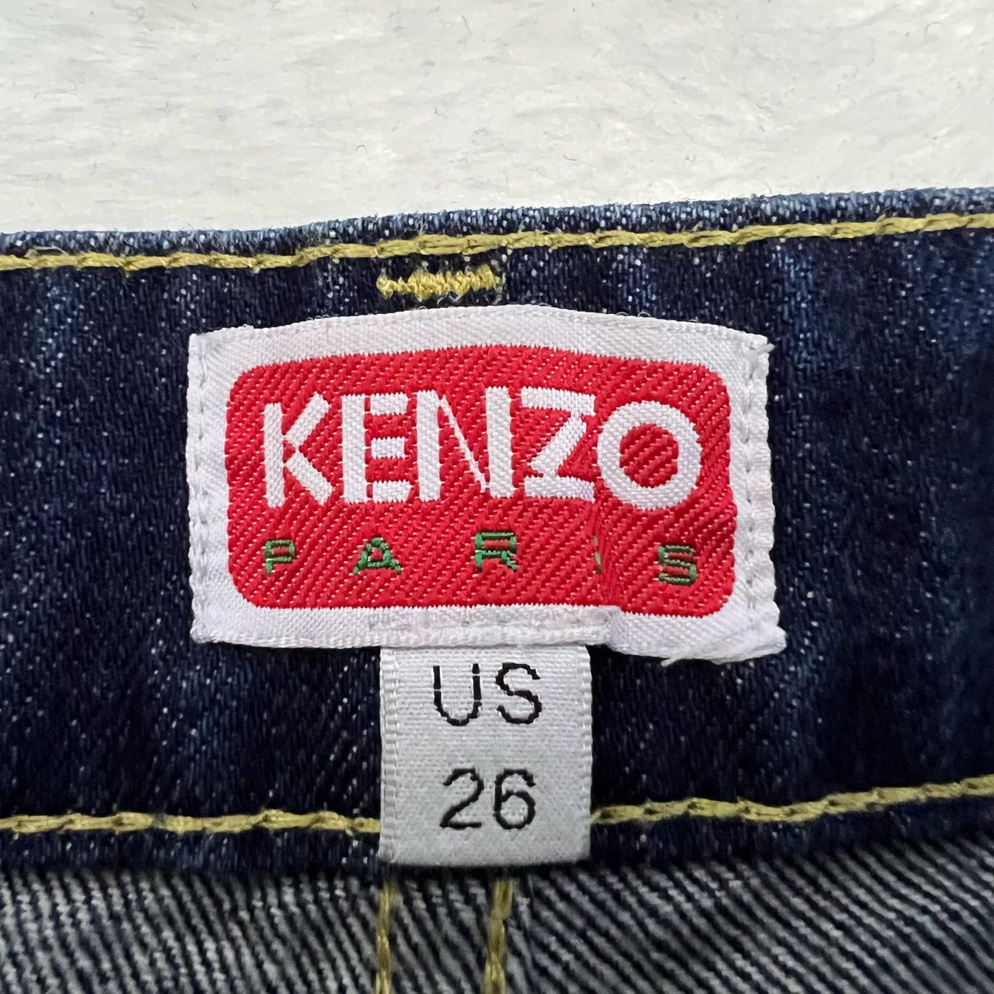 Kenzo KENZO Dark Blue Wide-Leg Pants Size 26" / US 2 / IT 38 - 3 Thumbnail