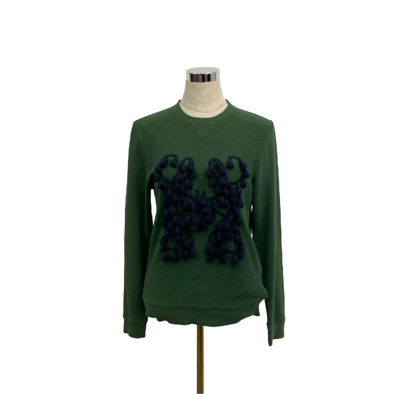Loewe LOEWE Green Knot Logo Knit Sweater Size XS / US 0-2 / IT 36-38 - 6 Thumbnail