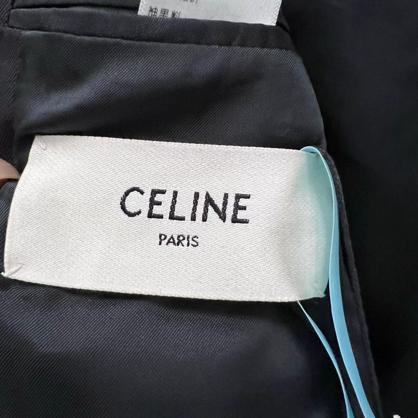 Celine Celine Black Lapel Short Blazer Size S / US 4 / IT 40 - 3 Thumbnail