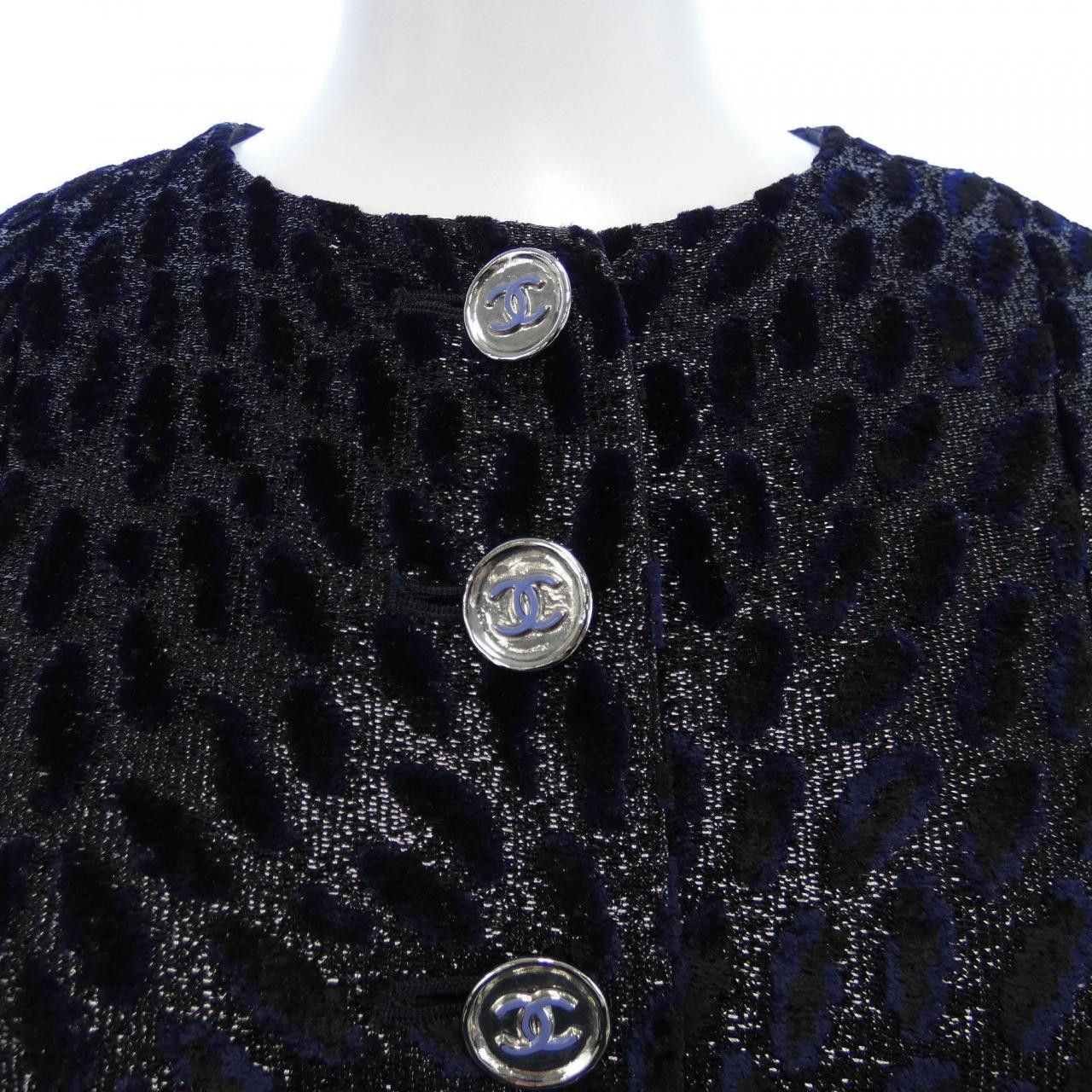 Chanel Chanel Chanel Collarless Jacket Textile Outerwear P75180V66865 DUTY FREE for USA Size ONE SIZE - 6 Thumbnail