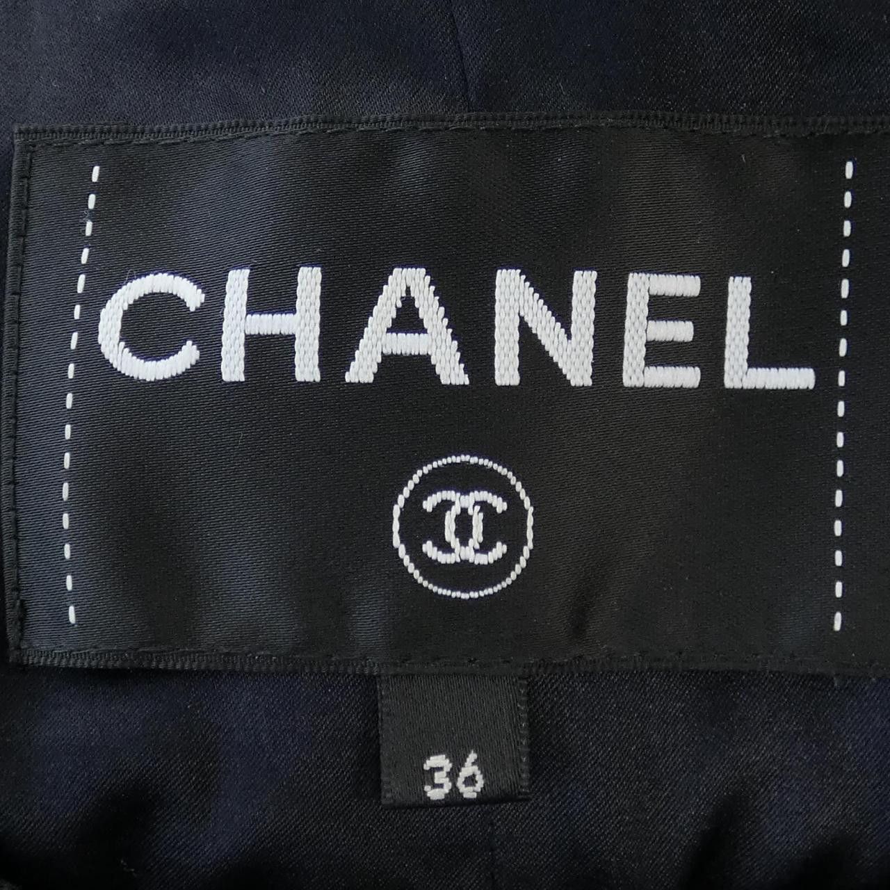 Chanel Chanel Chanel Collarless Jacket Textile Outerwear P75180V66865 DUTY FREE for USA Size ONE SIZE - 5 Thumbnail