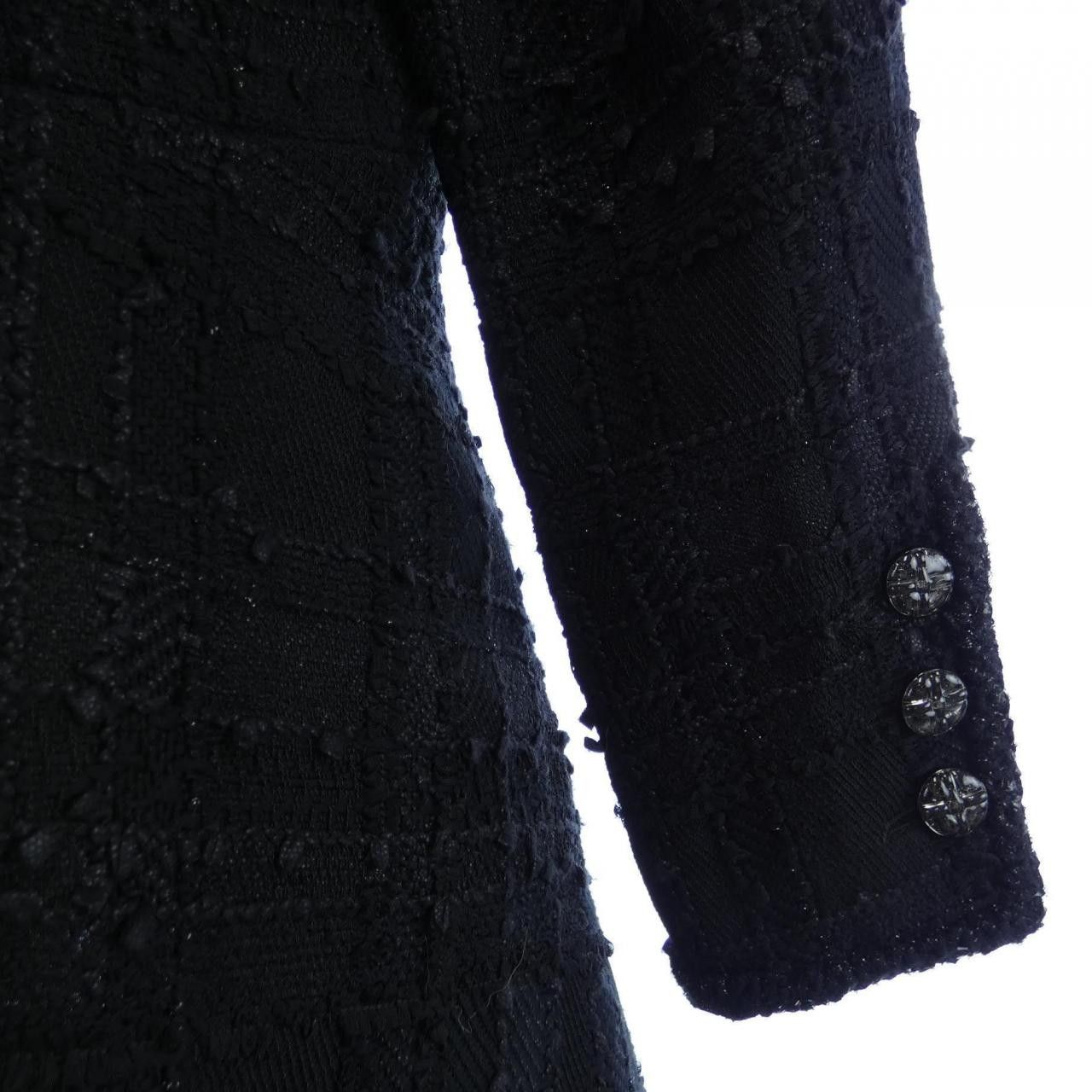 Chanel Chanel Chanel Collarless Jacket Textile Outerwear P74926V66241 DUTY FREE for USA Size ONE SIZE - 7 Thumbnail
