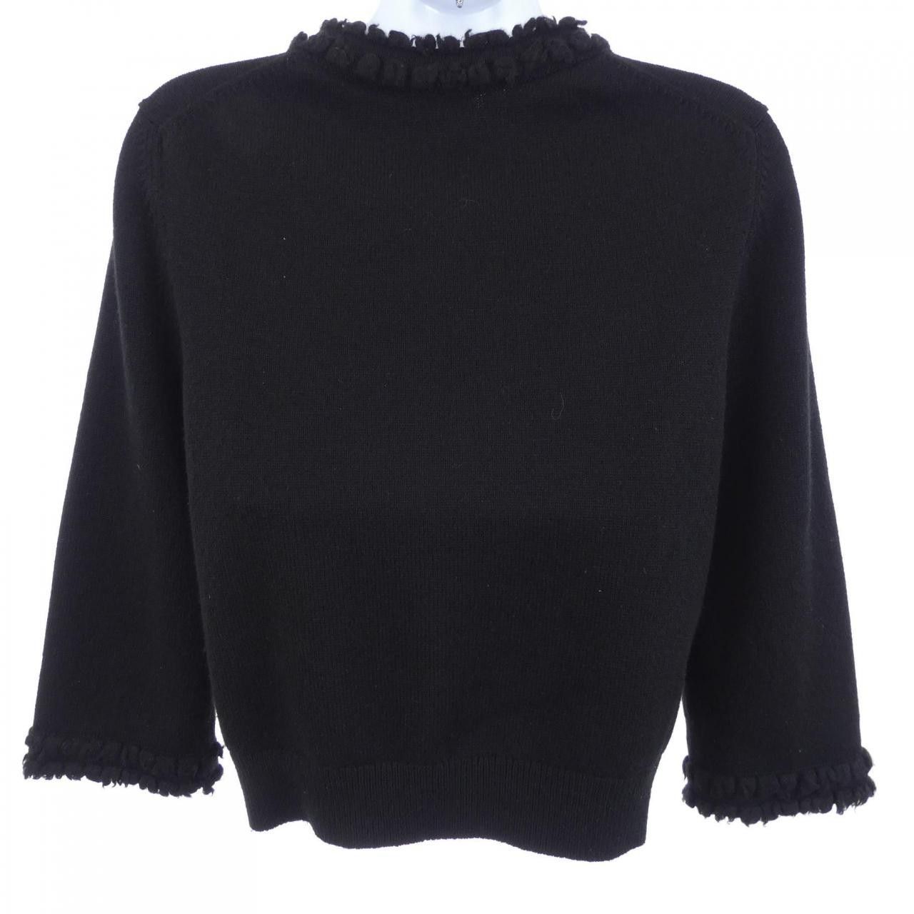 Chanel Chanel Chanel Cashmere Cardigan Textile Tops P79490K11499 DUTY FREE for USA Size ONE SIZE - 2 Thumbnail