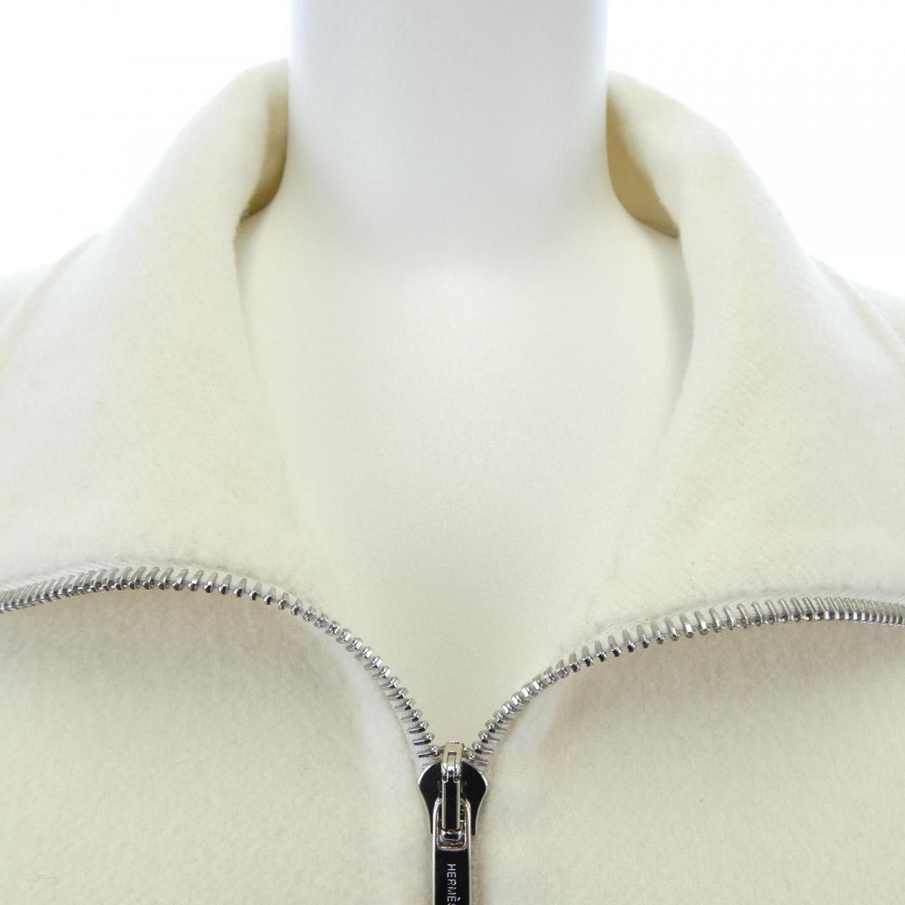 Hermes Hermes Hermes 5H0105DA 100% Cashmere Coat 34 Textile Outerwear DUTY FREE for USA Size ONE SIZE - 5 Thumbnail