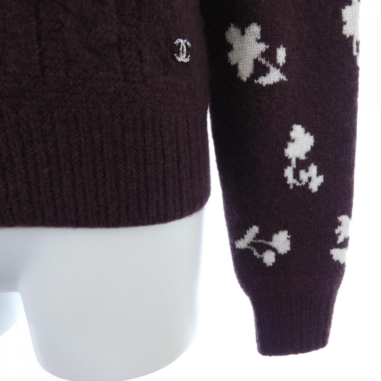 Chanel Chanel Chanel LOOK11 Cashmere Knit Textile Tops P77805K11227 DUTY FREE for USA Size ONE SIZE - 7 Thumbnail