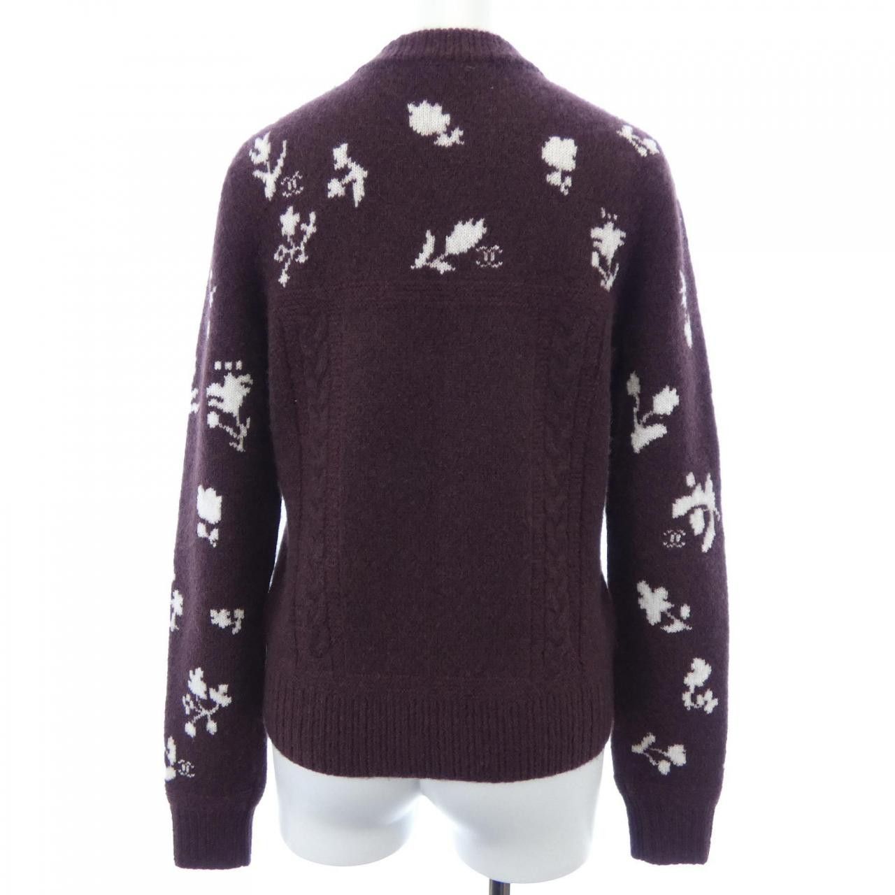 Chanel Chanel Chanel LOOK11 Cashmere Knit Textile Tops P77805K11227 DUTY FREE for USA Size ONE SIZE - 2 Thumbnail