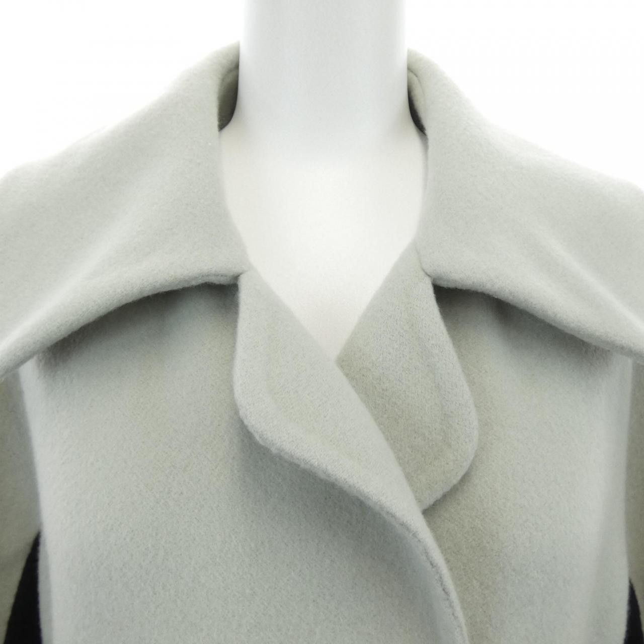 Hermes Hermes Hermes 57-7100 Cashmere Coat Textile Outerwear DUTY FREE for USA Size ONE SIZE - 5 Thumbnail