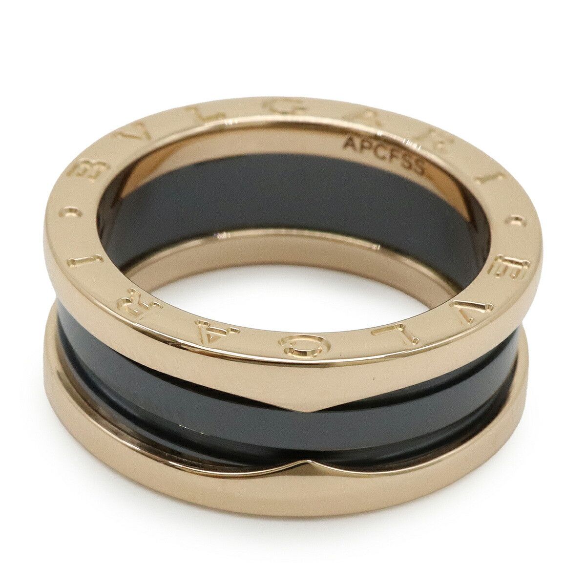 Bvlgari Bvlgari Bvlgari B-zero1 Au750 Ceramic Ring Size 14 Precious Metal Ring 347039 DUTY FREE for USA Size ONE SIZE - 3 Thumbnail