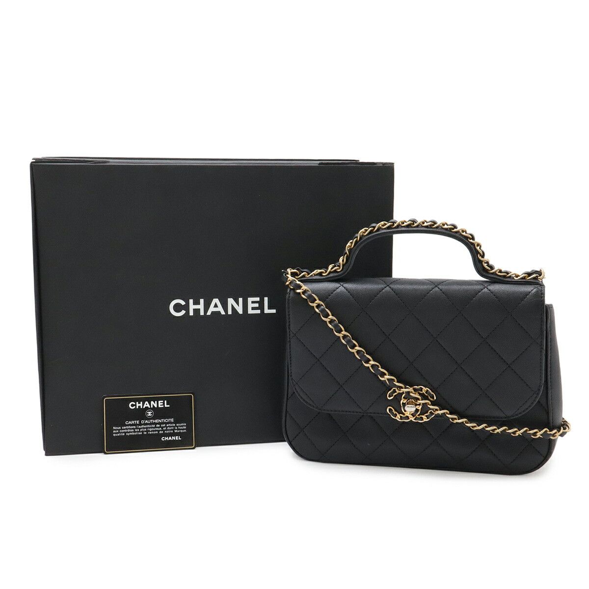 Chanel Chanel Chanel 19 Leather 2way Top Handle Shoulder Bag Leather Shoulder Bag AS0970 DUTY FREE for USA Size ONE SIZE - 9 Thumbnail