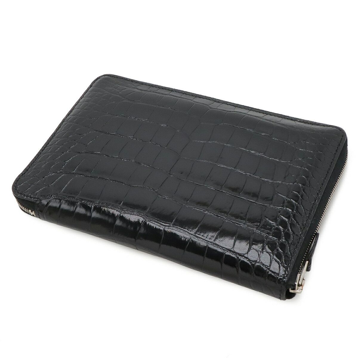 Hermes Hermes Hermes Azap Combine Alligator Long Wallet Leather Long Wallet Stamp N (2010) DUTY FREE for USA Size ONE SIZE - 2 Thumbnail