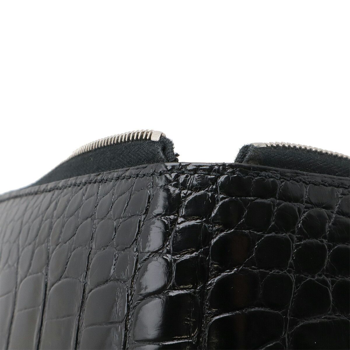 Hermes Hermes Hermes Azap Combine Alligator Long Wallet Leather Long Wallet Stamp N (2010) DUTY FREE for USA Size ONE SIZE - 9 Thumbnail